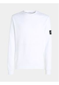 Calvin Klein Jeans Bluza J30J323485 Biały Regular Fit. Kolor: biały. Materiał: bawełna