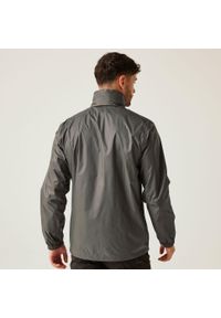 Regatta - Kurtka turystyczna męska Lyle IV przeciwdeszczowa. Kolor: szary. Sport: turystyka piesza #2