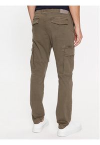 Aeronautica Militare Spodnie materiałowe 232PA1550CT3163 Khaki Tapered Fit. Kolor: brązowy. Materiał: materiał, bawełna