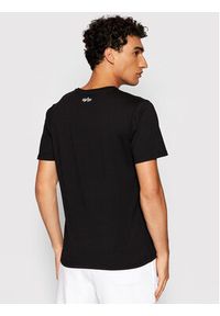 Alpha Industries T-Shirt Camo Print 156513 Czarny Regular Fit. Kolor: czarny. Materiał: bawełna. Wzór: nadruk #2