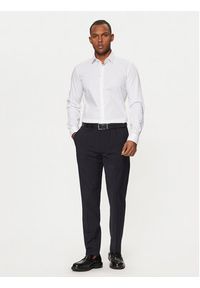 Calvin Klein Koszula K10K113846 Biały Slim Fit. Kolor: biały. Materiał: bawełna #3