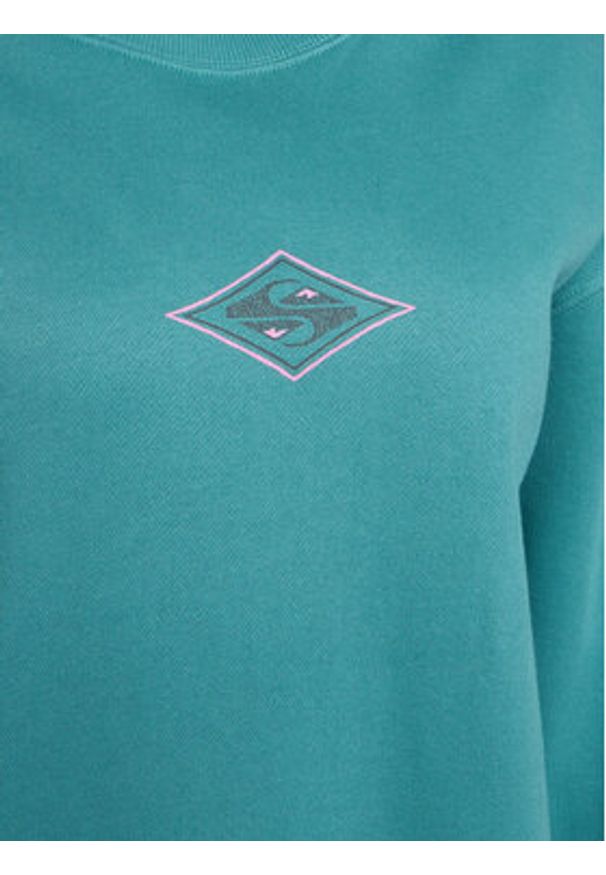 Quiksilver Bluza EQWFT03188 Zielony Oversize. Kolor: zielony. Materiał: bawełna