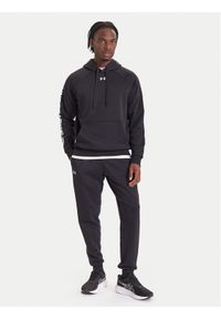 Under Armour Dres Ua Rival 1379768 Czarny Loose Fit. Kolor: czarny. Materiał: bawełna