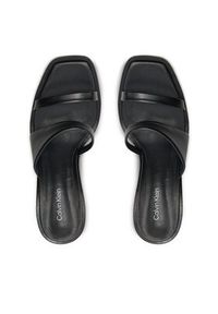 Calvin Klein Klapki Heel Slide 70 Lth HW0HW02072 Czarny. Kolor: czarny. Materiał: skóra #6