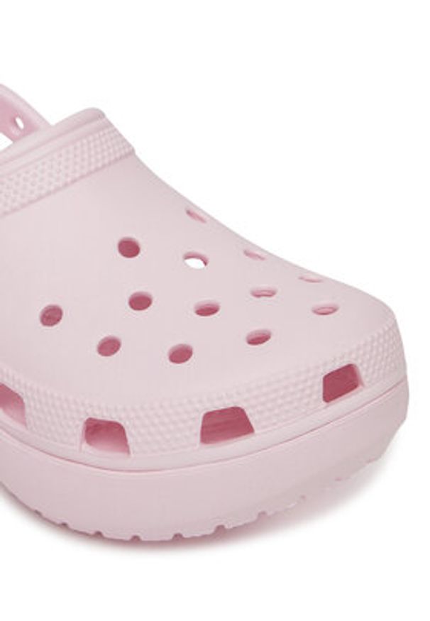 Crocs Klapki Classic Platform Pearl Clog 211231 Różowy. Kolor: różowy. Obcas: na platformie