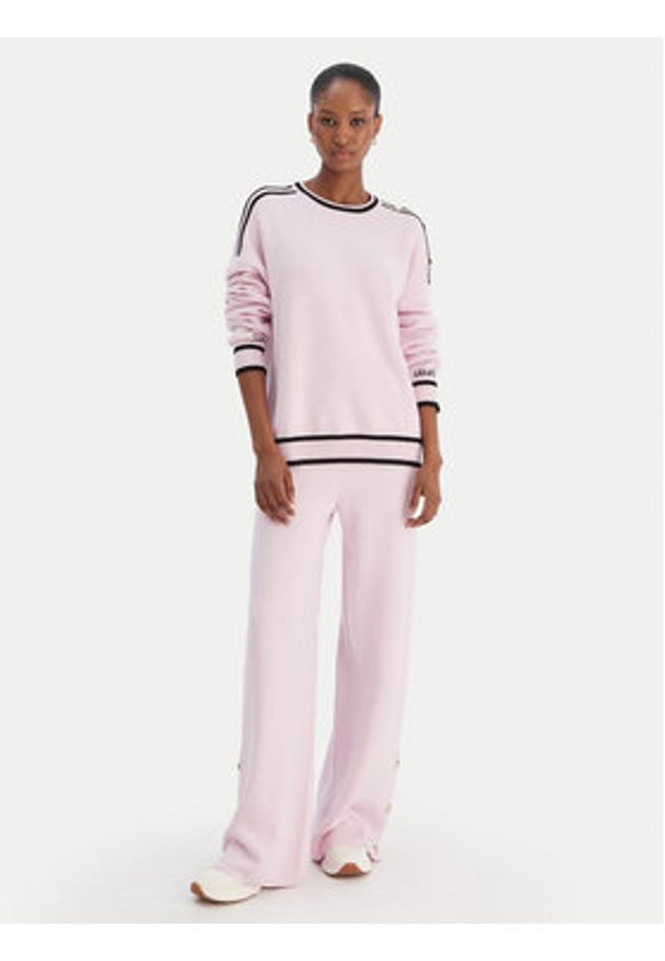Liu Jo Sweter TF5230 MS59L Różowy Regular Fit. Kolor: różowy. Materiał: wiskoza