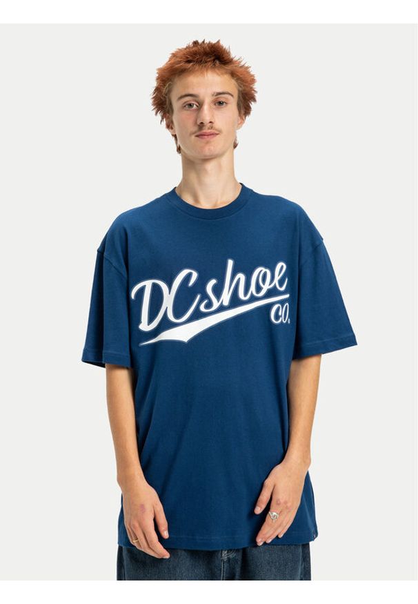 DC Shoes T-Shirt Substitute EDYZT04373 Granatowy Regular Fit. Kolor: niebieski. Materiał: bawełna