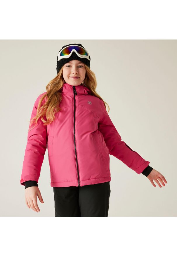 DARE 2B - Kurtka narciarska izolowana Kids Impose Wodoodporna, oddychająca. Kolor: różowy. Sezon: zima. Sport: narciarstwo