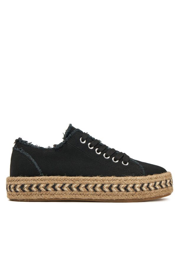 DeeZee Espadryle ZYKS305 Czarny. Kolor: czarny. Materiał: materiał