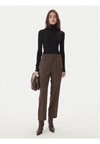 Weekend Max Mara Golf Teseo 2525946052 Czarny Slim Fit. Typ kołnierza: golf. Kolor: czarny. Materiał: wełna #2