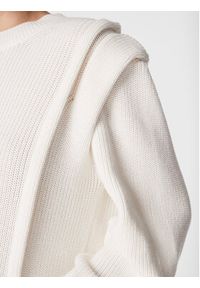 IRO Sukienka dzianinowa Lorely AR641 Biały Relaxed Fit. Kolor: biały. Materiał: bawełna, syntetyk