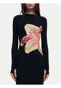 Desigual Sukienka codzienna 25SWVKX1 Czarny Slim Fit. Okazja: na co dzień. Kolor: czarny. Materiał: wiskoza. Typ sukienki: proste. Styl: casual #3