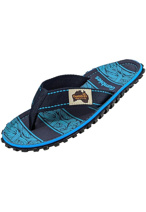 Gumbies - Japonki GUMBIES ISLANDER FLIP-FLOPS UNISEX. Kolor: niebieski. Styl: sportowy