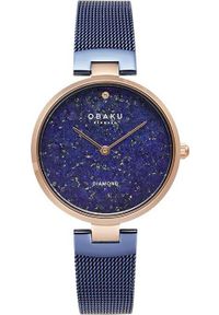 Zegarek OBAKU Zegarek damski Obaku Denmark V256LHVLML-DLPD niebieski. Kolor: niebieski #1