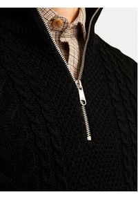 Jack & Jones - Jack&Jones Sweter Craig 12260826 Czarny Regular Fit. Kolor: czarny. Materiał: syntetyk #3