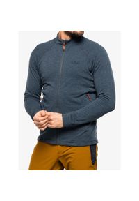 Bluza bez kaptura męska Rab Nexus Jacket. Typ kołnierza: bez kaptura. Kolor: szary, niebieski, wielokolorowy