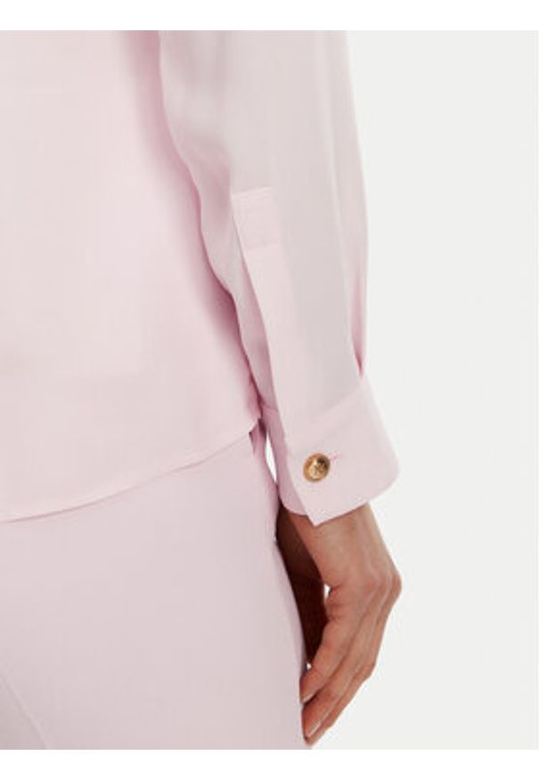 Elisabetta Franchi Koszula CA-054-51E2-V420 Różowy Regular Fit. Kolor: różowy. Materiał: wiskoza