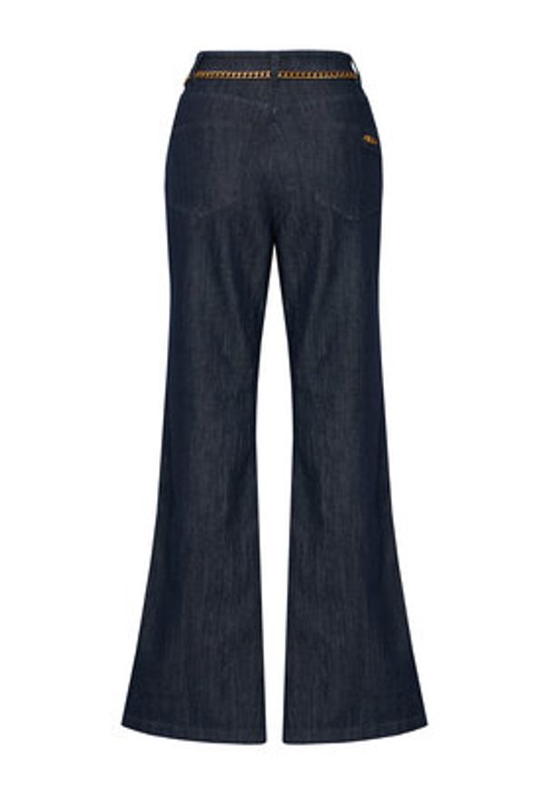 MICHAEL Michael Kors Jeansy MF590HRM24 Granatowy Bootcut Fit. Kolor: niebieski
