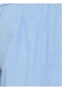 Fransa Spodnie materiałowe 20614576 Niebieski Relaxed Fit. Kolor: niebieski. Materiał: bawełna