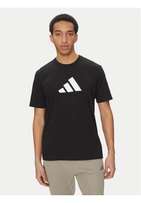 Adidas - adidas T-Shirt Future Icons 3 Bar Logo JI8770 Czarny Regular Fit. Kolor: czarny. Materiał: bawełna #1