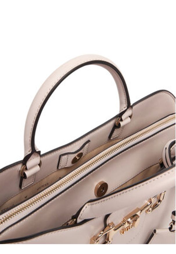 Guess Torebka Janie HWVG99 10060 Écru. Kolor: kremowy. Materiał: skórzane