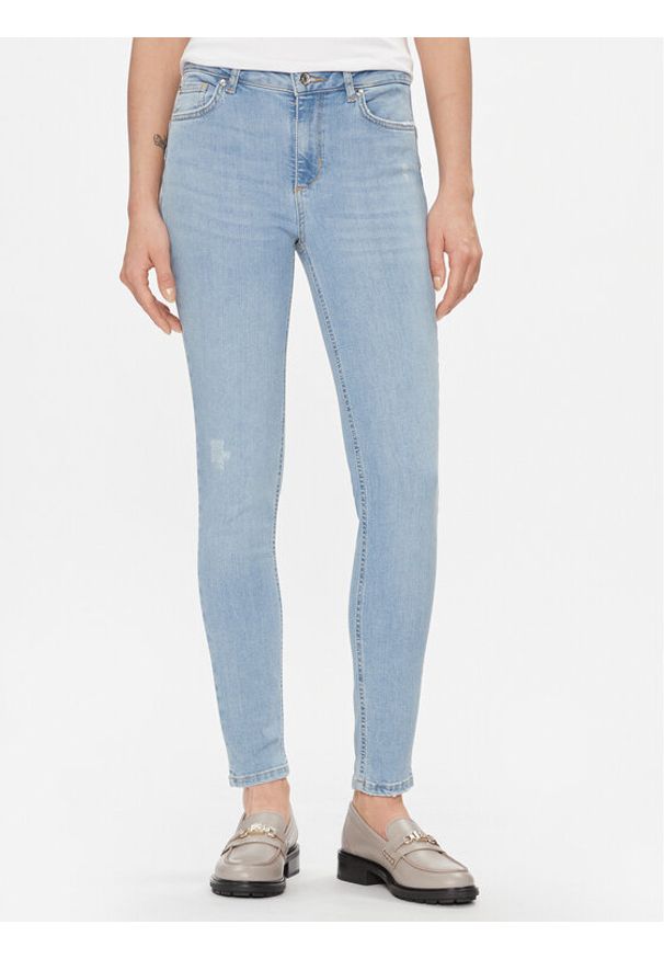 Liu Jo Jeansy UXX037 D4811 Niebieski Skinny Fit. Kolor: niebieski