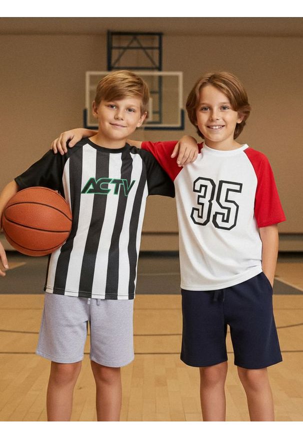 Sinsay - Szorty 5 pack - granatowy. Kolor: niebieski