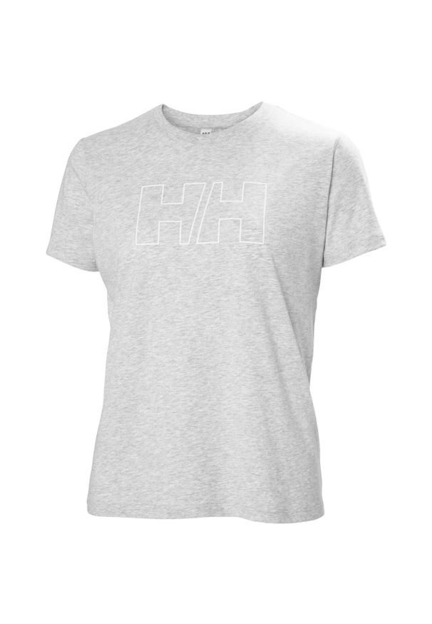 T-shirt damski Helly Hansen Tech Logo. Kolor: szary. Sport: turystyka piesza