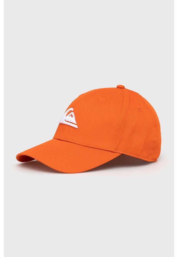 Quiksilver czapka z daszkiem dziecięca kolor pomarańczowy. Kolor: pomarańczowy