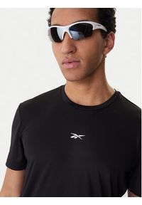 Reebok T-Shirt RK25602CCM Czarny Regular Fit. Kolor: czarny. Materiał: syntetyk #5