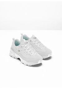 Sneakersy Skechers bonprix biały. Kolor: biały. Materiał: skóra, syntetyk, materiał #4