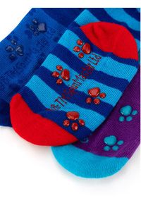 PAW PATROL - Paw Patrol Zestaw 2 par wysokich skarpet dziecięcych ACCCS-SS24-511PAW Niebieski. Kolor: niebieski. Materiał: bawełna