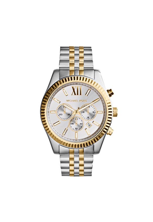 Michael Kors Zegarek Lexington MK8344 Srebrny. Kolor: srebrny