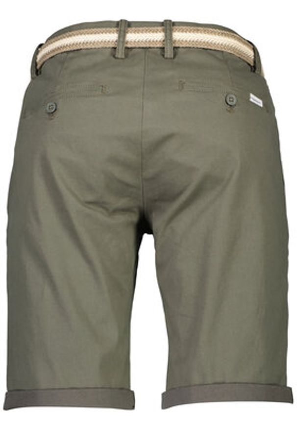 Lindbergh Szorty materiałowe 30-505048 Zielony Slim Fit. Kolor: zielony. Materiał: bawełna