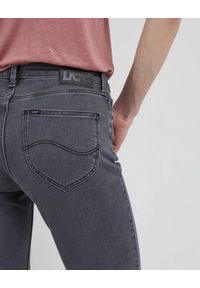 Lee - LEE MARION STRAIGHT DAMSKIE SPODNIE JEANSOWE MOODY GREY L301ODD42