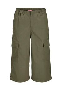 JJXX Spodnie capri Olga 12271698 Zielony Straight Fit. Kolor: zielony. Materiał: bawełna #7