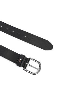 TOMMY HILFIGER - Tommy Hilfiger Pasek Damski New Danny Belt WW0WW11590 Czarny. Kolor: czarny. Materiał: skóra #3