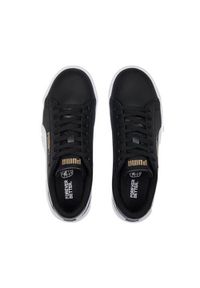 Buty do chodzenia damskie Puma Smash Platform V3. Zapięcie: sznurówki. Kolor: czarny. Materiał: skóra, materiał, tkanina, guma, syntetyk. Szerokość cholewki: normalna. Obcas: na platformie. Sport: turystyka piesza