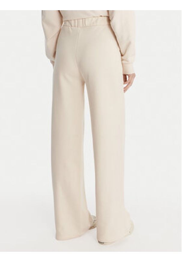 Guess Spodnie dresowe V6RB03 KD761 Écru Regular Fit. Materiał: bawełna