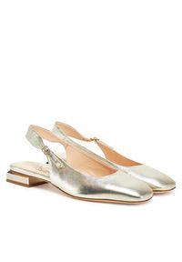 AGL Sandały Angie L Sling B D557006PCKB135G252 Złoty. Kolor: złoty. Materiał: skóra #5