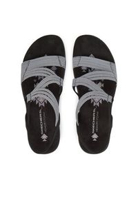 skechers - Skechers Sandały Reggae Slim-Skech Appeal 41180/BKW Czarny. Kolor: czarny. Materiał: materiał #4