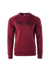 Bluza męska Magnum Benelli - czerwona, Rozmiar XXL. Kolor: czerwony. Materiał: prążkowany, poliester, bawełna. Wzór: nadruk #1