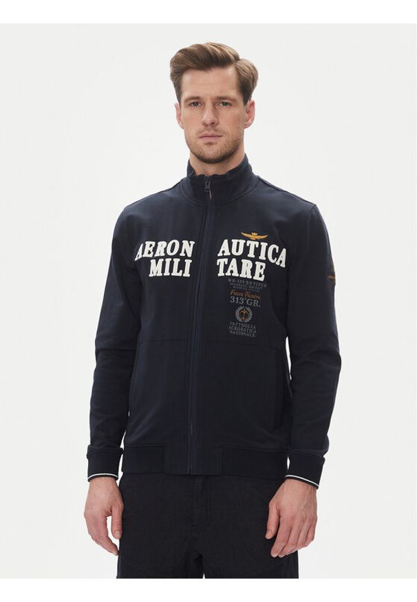Aeronautica Militare Bluza 251FE1999F459 Granatowy Regular Fit. Kolor: niebieski. Materiał: bawełna