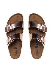 Birkenstock Klapki Arizona Metallic 0952093 Różowy. Kolor: różowy. Materiał: skóra #3