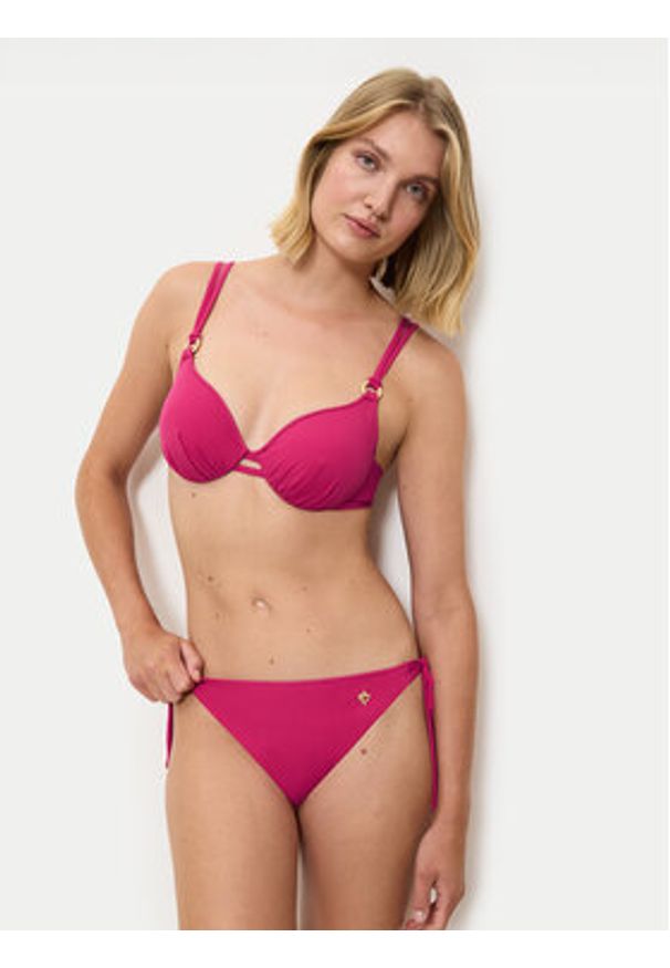 Triumph Dół od bikini Summer Twist 10222223 Różowy. Kolor: różowy. Materiał: syntetyk