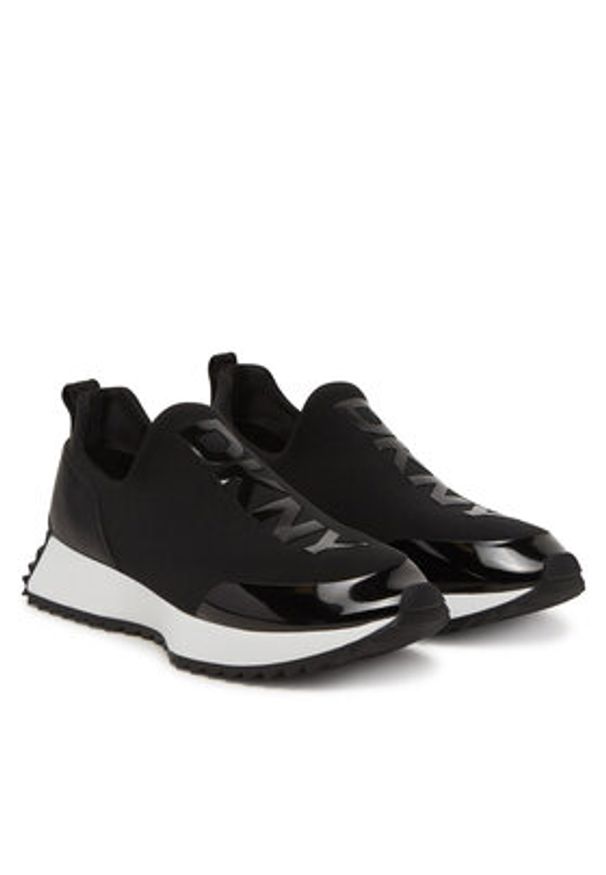 DKNY Sneakersy Nallen K1562302 Czarny. Kolor: czarny. Materiał: materiał