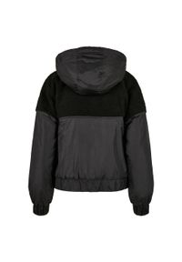 Urban Classics - Kurtka Damska Sherpa Pull Over Jacket. Kolor: czarny