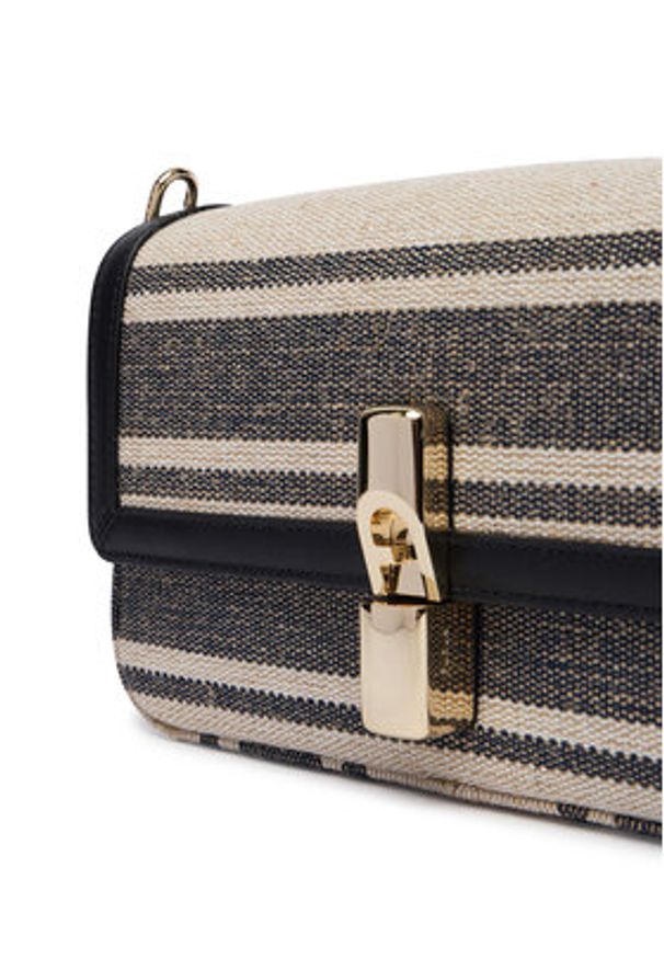 Furla Torebka Iride S WB01826 BX4353 CN 4296S Granatowy. Kolor: niebieski. Materiał: skórzane