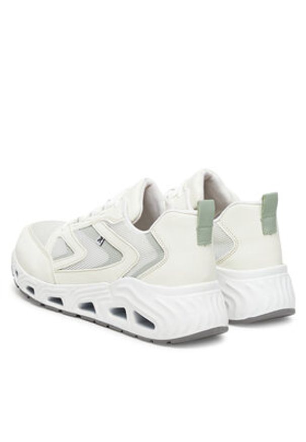 Rieker Sneakersy N5205-80 Écru. Materiał: materiał