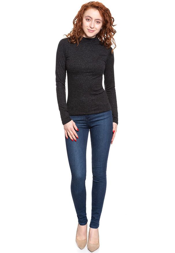 Lee - DAMSKI SWETER LEE FUNNEL NECK LS BLACK L42BWD01 112109312